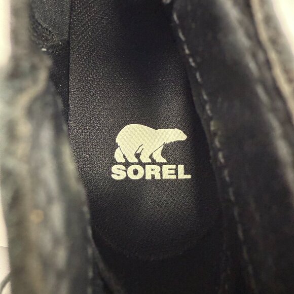 Sorel Evie II Zip Waterproof Leather Ankle Bootie Womens 9 Black Wedges City NWT - Picture 11 of 16